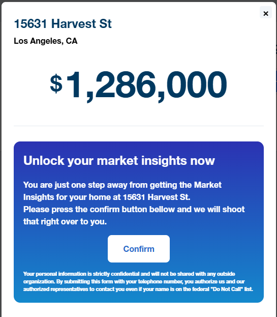 Home Valuation Widget